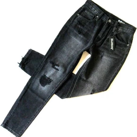 Blank NYC RIVINGTON ripped high waisted tapered jeans - Picture 1 of 4